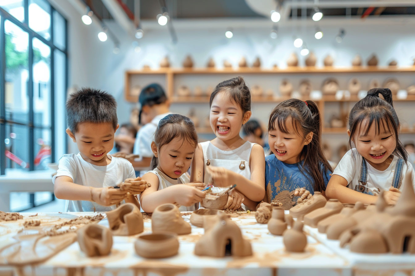 clay-sculpture-class-for-kids